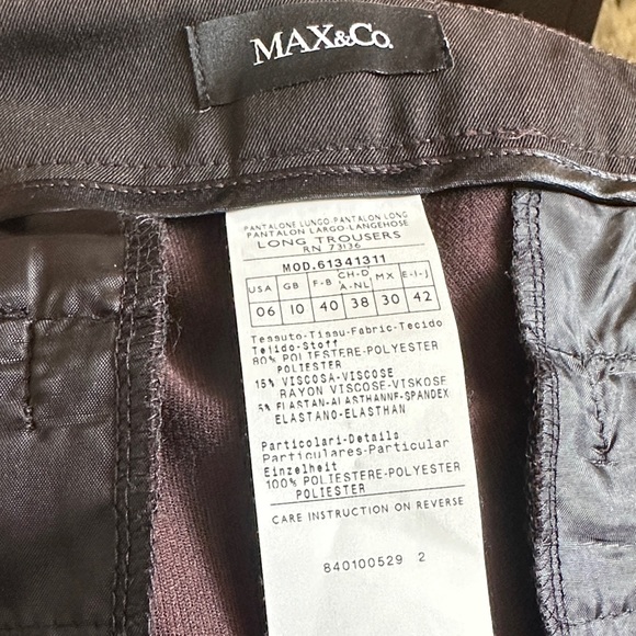 Black Tailored Pants - Picture 2 of 3